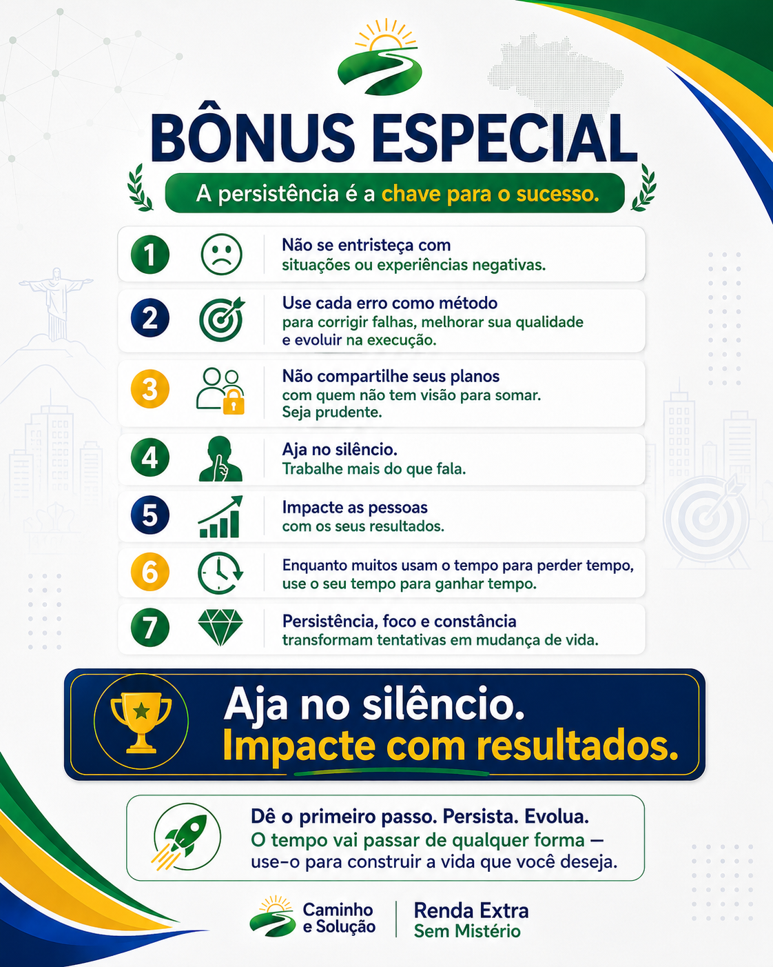 A Persistência é a Chave